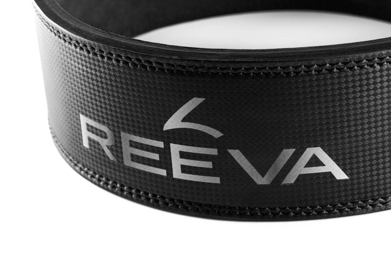 Carbon Leather Lifting Belt w/ Stainless Steel Buckle (13MM)