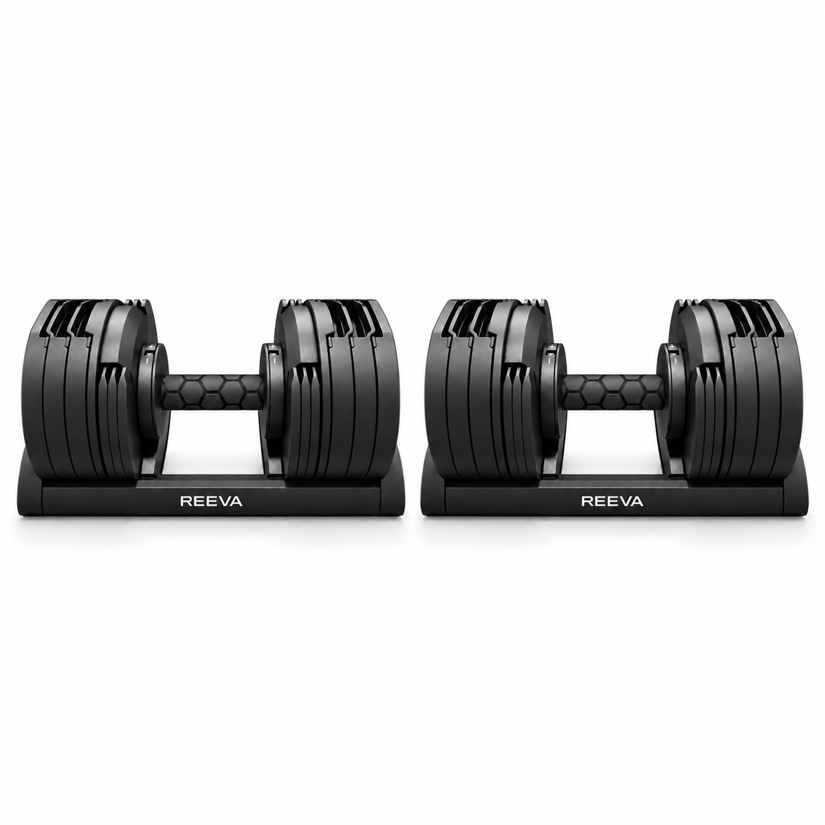 Reeva Full Steel Adjustable Dumbells 32KG set of 2 (64KG)