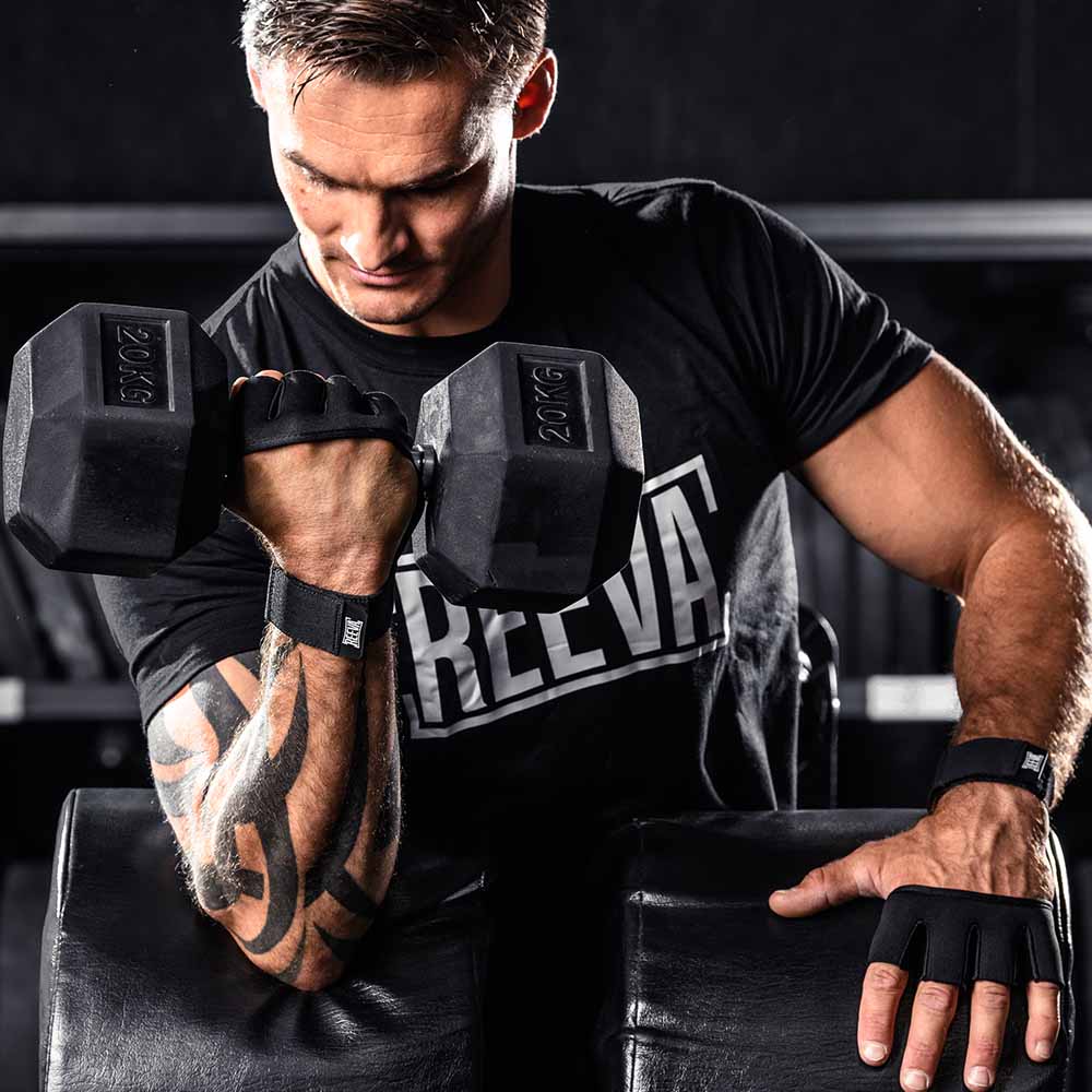 Reeva sporthandschoenen - sport handschoenen deluxe 2.0 - crossfit handschoenen - crossfit grips - reeva fitness 6