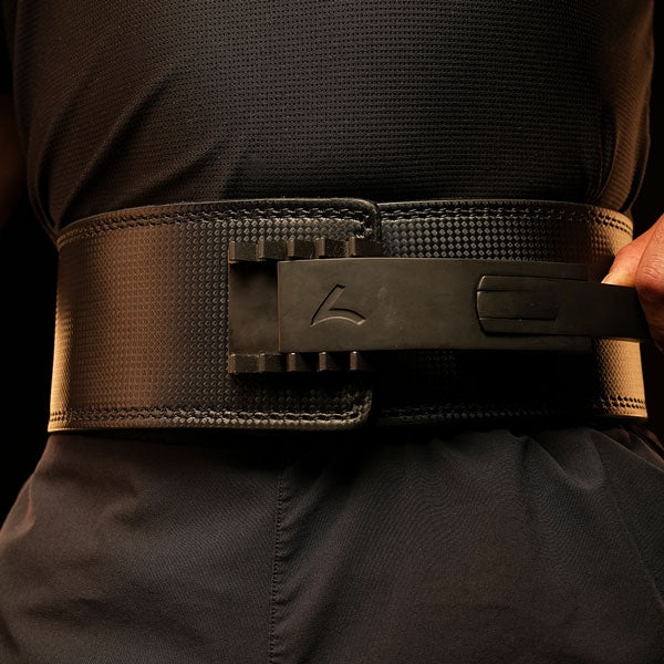Carbon Leather Lifting Belt w/ Adjustable Buckle (13MM)