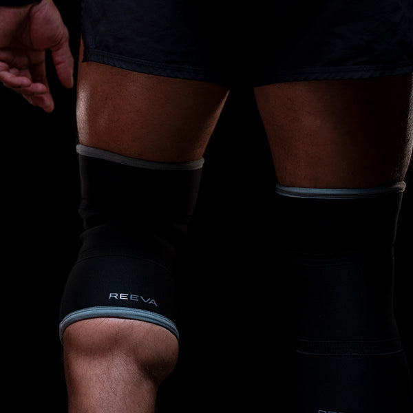 Powerlifting Knee Sleeves Grey (7MM)