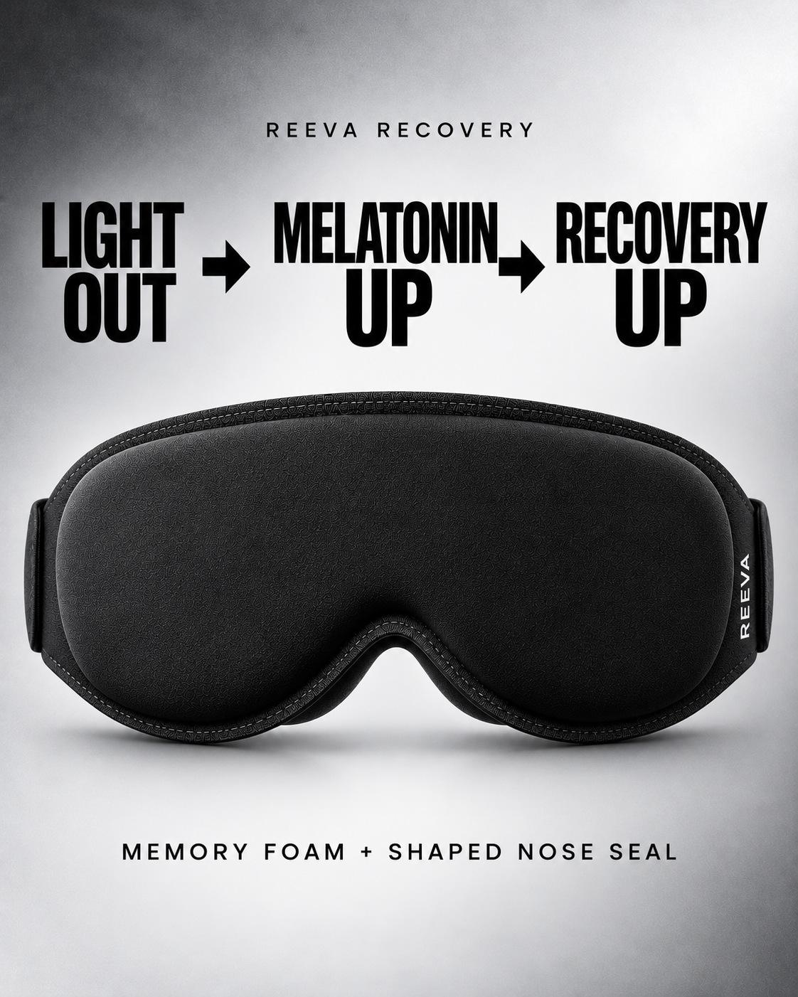 Recovery Sculpted Drift Sleep Mask | PRO | Memory Foam
