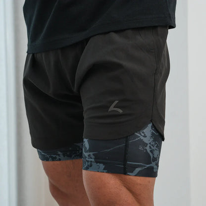 Premium Active 2-in-1 Short - Black