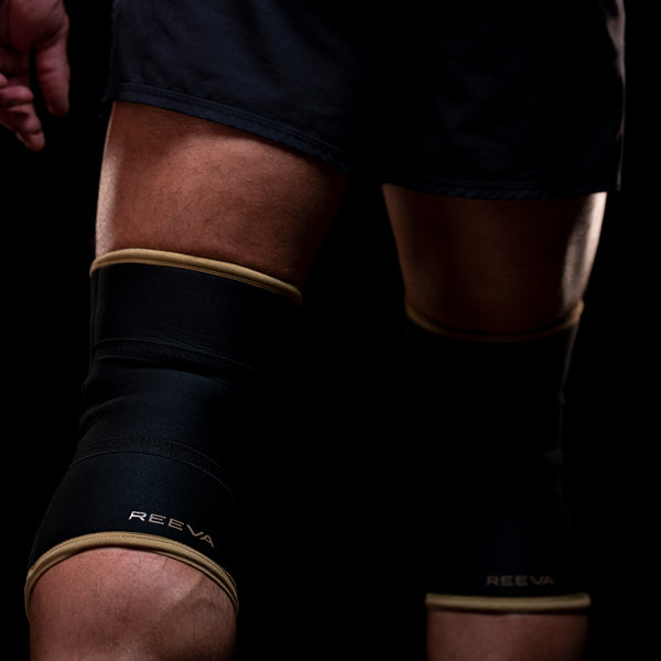 Powerlifting Knee Sleeves Gold (7MM)