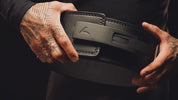 Carbon Leather Lifting Belt w/ Stainless Steel Buckle (13MM)