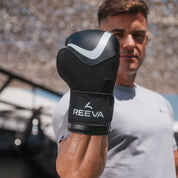 Reeva Gants de boxe microfibre argent