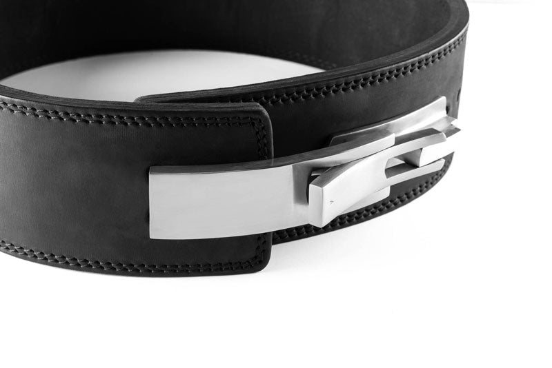 Nubik Leather Lifting Belt w/ Stainless Steel Buckle (13MM)